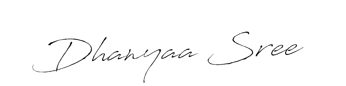 You can use this online signature creator to create a handwritten signature for the name Dhanyaa Sree. This is the best online autograph maker. Dhanyaa Sree signature style 6 images and pictures png