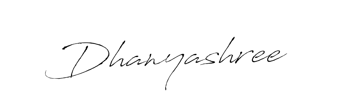 How to make Dhanyashree signature? Antro_Vectra is a professional autograph style. Create handwritten signature for Dhanyashree name. Dhanyashree signature style 6 images and pictures png