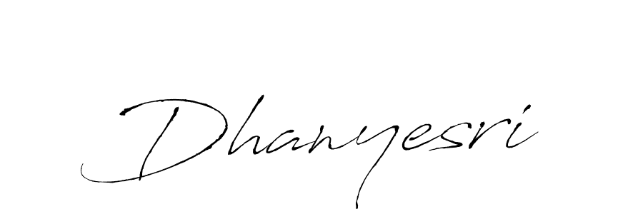 How to make Dhanyesri name signature. Use Antro_Vectra style for creating short signs online. This is the latest handwritten sign. Dhanyesri signature style 6 images and pictures png