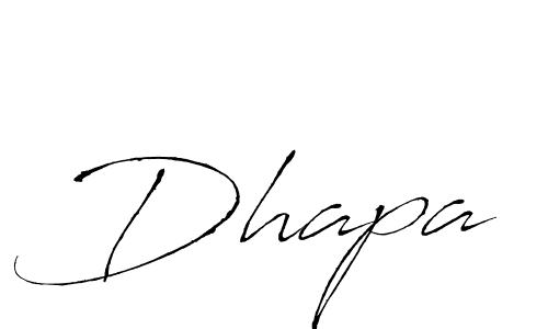 How to make Dhapa name signature. Use Antro_Vectra style for creating short signs online. This is the latest handwritten sign. Dhapa signature style 6 images and pictures png