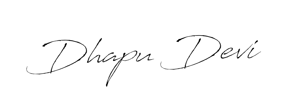 Also we have Dhapu Devi name is the best signature style. Create professional handwritten signature collection using Antro_Vectra autograph style. Dhapu Devi signature style 6 images and pictures png