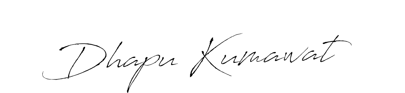 Also You can easily find your signature by using the search form. We will create Dhapu Kumawat name handwritten signature images for you free of cost using Antro_Vectra sign style. Dhapu Kumawat signature style 6 images and pictures png