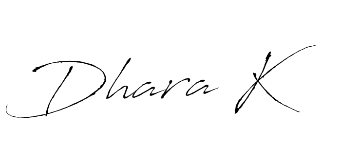 if you are searching for the best signature style for your name Dhara K. so please give up your signature search. here we have designed multiple signature styles  using Antro_Vectra. Dhara K signature style 6 images and pictures png