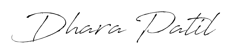 Once you've used our free online signature maker to create your best signature Antro_Vectra style, it's time to enjoy signing your documents with Dhara Patil name. Dhara Patil signature style 6 images and pictures png