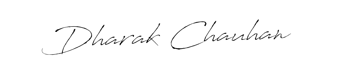 Create a beautiful signature design for name Dharak Chauhan. With this signature (Antro_Vectra) fonts, you can make a handwritten signature for free. Dharak Chauhan signature style 6 images and pictures png