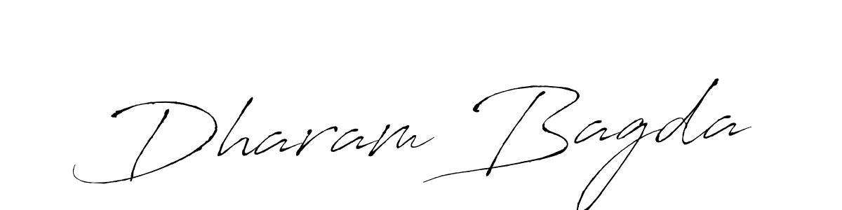 Dharam Bagda stylish signature style. Best Handwritten Sign (Antro_Vectra) for my name. Handwritten Signature Collection Ideas for my name Dharam Bagda. Dharam Bagda signature style 6 images and pictures png