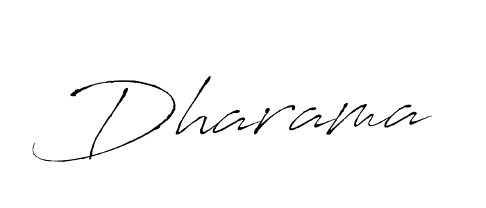 Dharama stylish signature style. Best Handwritten Sign (Antro_Vectra) for my name. Handwritten Signature Collection Ideas for my name Dharama. Dharama signature style 6 images and pictures png