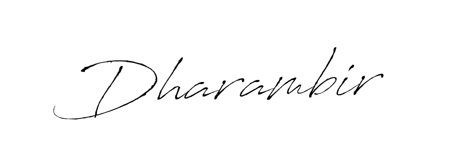 Create a beautiful signature design for name Dharambir. With this signature (Antro_Vectra) fonts, you can make a handwritten signature for free. Dharambir signature style 6 images and pictures png