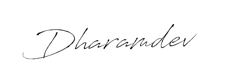 Use a signature maker to create a handwritten signature online. With this signature software, you can design (Antro_Vectra) your own signature for name Dharamdev. Dharamdev signature style 6 images and pictures png