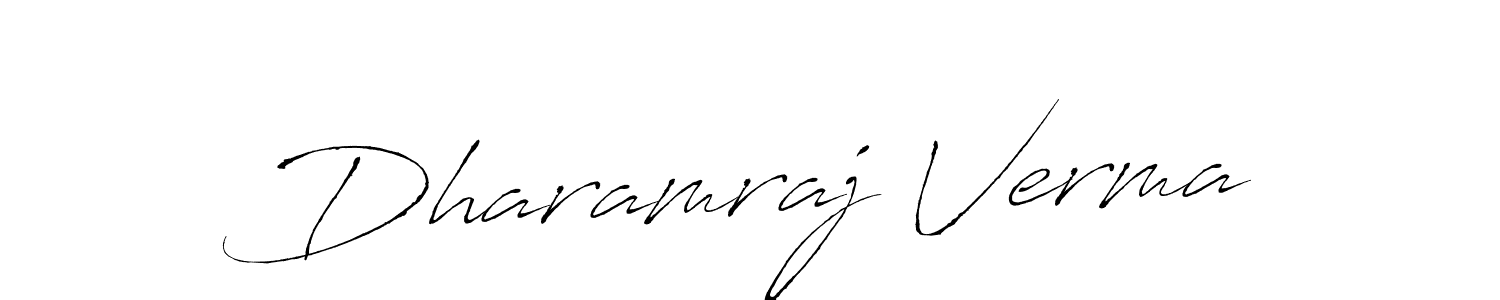 This is the best signature style for the Dharamraj Verma name. Also you like these signature font (Antro_Vectra). Mix name signature. Dharamraj Verma signature style 6 images and pictures png