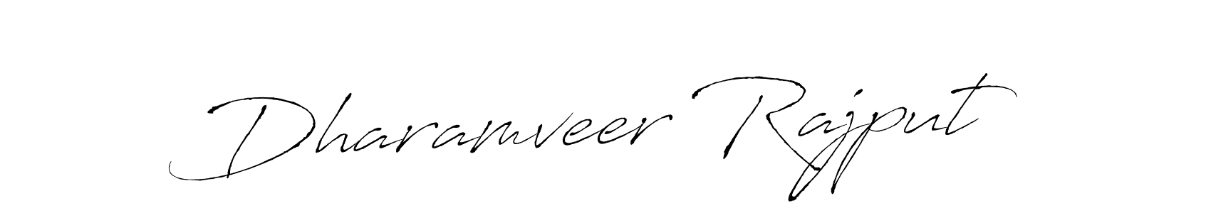 The best way (Antro_Vectra) to make a short signature is to pick only two or three words in your name. The name Dharamveer Rajput include a total of six letters. For converting this name. Dharamveer Rajput signature style 6 images and pictures png