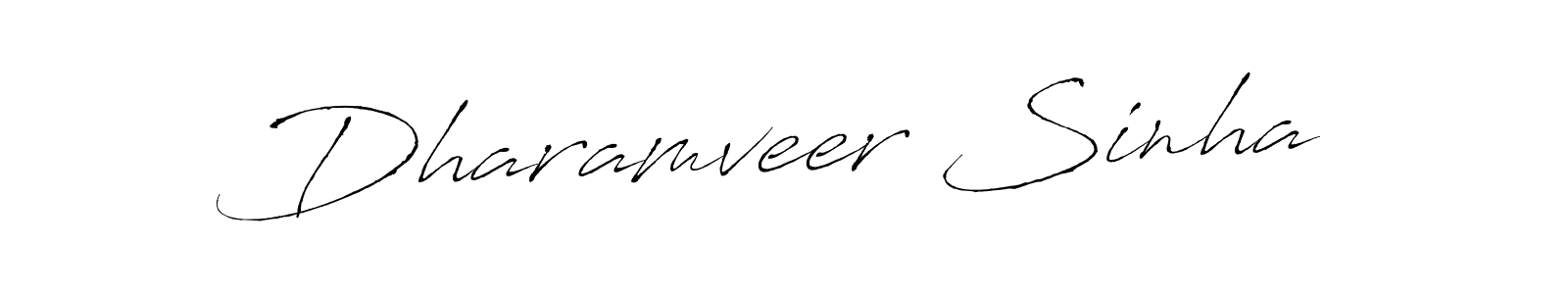 Use a signature maker to create a handwritten signature online. With this signature software, you can design (Antro_Vectra) your own signature for name Dharamveer Sinha. Dharamveer Sinha signature style 6 images and pictures png