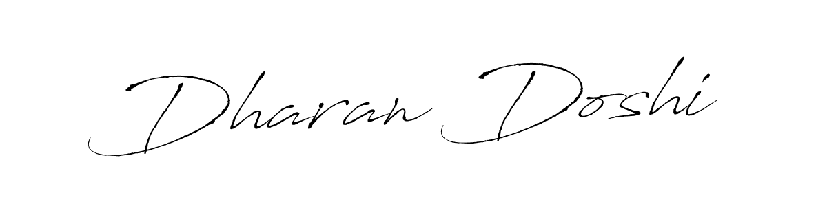 Dharan Doshi stylish signature style. Best Handwritten Sign (Antro_Vectra) for my name. Handwritten Signature Collection Ideas for my name Dharan Doshi. Dharan Doshi signature style 6 images and pictures png
