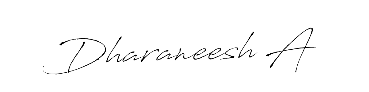 You can use this online signature creator to create a handwritten signature for the name Dharaneesh A. This is the best online autograph maker. Dharaneesh A signature style 6 images and pictures png