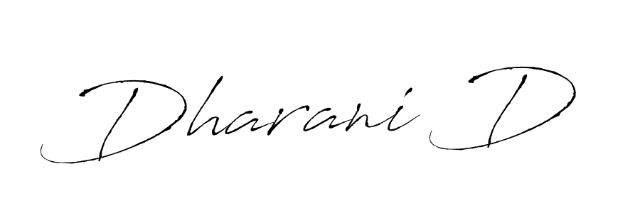 It looks lik you need a new signature style for name Dharani D. Design unique handwritten (Antro_Vectra) signature with our free signature maker in just a few clicks. Dharani D signature style 6 images and pictures png