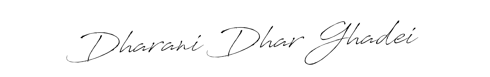 You should practise on your own different ways (Antro_Vectra) to write your name (Dharani Dhar Ghadei) in signature. don't let someone else do it for you. Dharani Dhar Ghadei signature style 6 images and pictures png