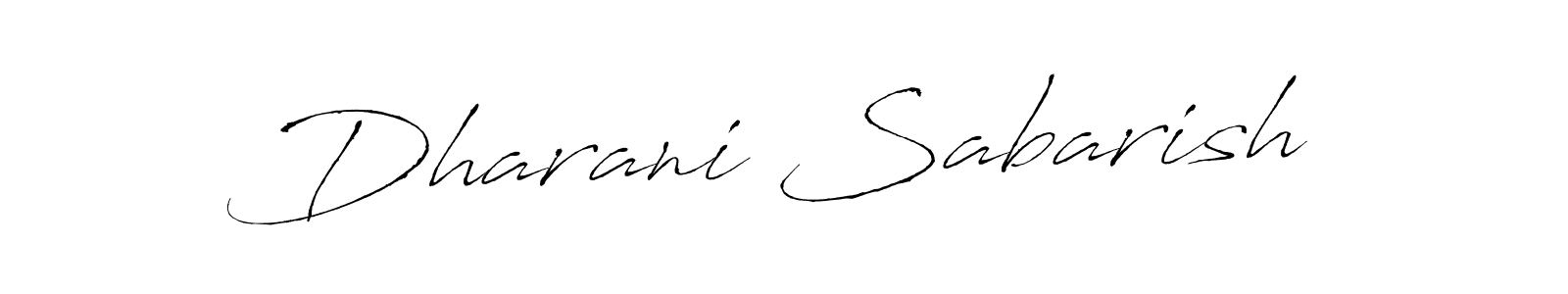 Create a beautiful signature design for name Dharani Sabarish. With this signature (Antro_Vectra) fonts, you can make a handwritten signature for free. Dharani Sabarish signature style 6 images and pictures png
