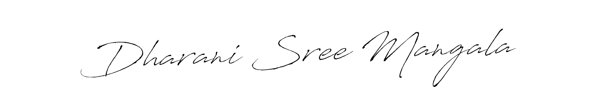 Dharani Sree Mangala stylish signature style. Best Handwritten Sign (Antro_Vectra) for my name. Handwritten Signature Collection Ideas for my name Dharani Sree Mangala. Dharani Sree Mangala signature style 6 images and pictures png