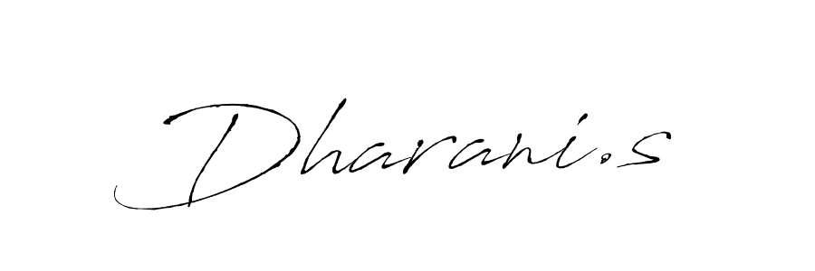 You should practise on your own different ways (Antro_Vectra) to write your name (Dharani.s) in signature. don't let someone else do it for you. Dharani.s signature style 6 images and pictures png