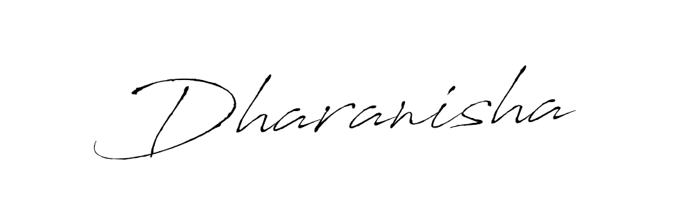 Design your own signature with our free online signature maker. With this signature software, you can create a handwritten (Antro_Vectra) signature for name Dharanisha. Dharanisha signature style 6 images and pictures png