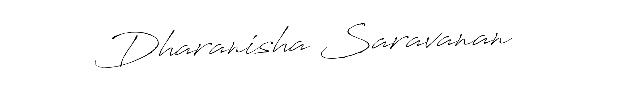 How to make Dharanisha Saravanan signature? Antro_Vectra is a professional autograph style. Create handwritten signature for Dharanisha Saravanan name. Dharanisha Saravanan signature style 6 images and pictures png