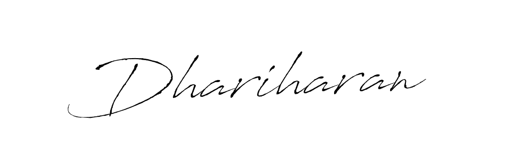 Create a beautiful signature design for name Dhariharan. With this signature (Antro_Vectra) fonts, you can make a handwritten signature for free. Dhariharan signature style 6 images and pictures png