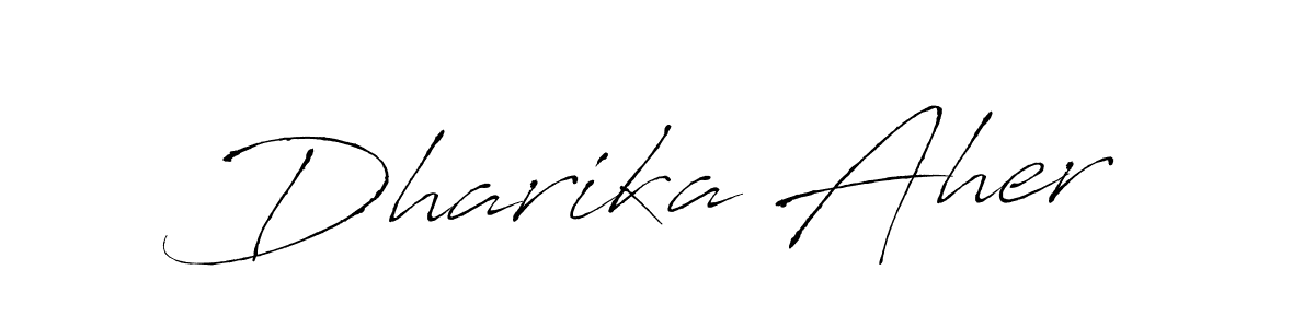 You can use this online signature creator to create a handwritten signature for the name Dharika Aher. This is the best online autograph maker. Dharika Aher signature style 6 images and pictures png
