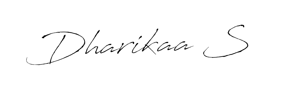 You should practise on your own different ways (Antro_Vectra) to write your name (Dharikaa S) in signature. don't let someone else do it for you. Dharikaa S signature style 6 images and pictures png