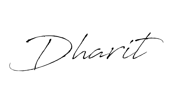 Design your own signature with our free online signature maker. With this signature software, you can create a handwritten (Antro_Vectra) signature for name Dharit. Dharit signature style 6 images and pictures png