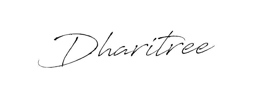 Dharitree stylish signature style. Best Handwritten Sign (Antro_Vectra) for my name. Handwritten Signature Collection Ideas for my name Dharitree. Dharitree signature style 6 images and pictures png