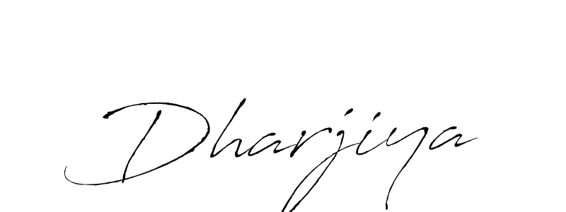 Make a beautiful signature design for name Dharjiya. With this signature (Antro_Vectra) style, you can create a handwritten signature for free. Dharjiya signature style 6 images and pictures png
