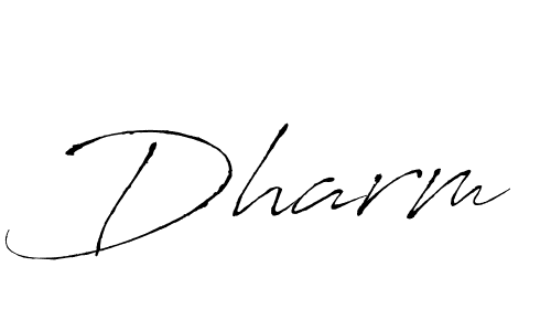 Antro_Vectra is a professional signature style that is perfect for those who want to add a touch of class to their signature. It is also a great choice for those who want to make their signature more unique. Get Dharm name to fancy signature for free. Dharm signature style 6 images and pictures png