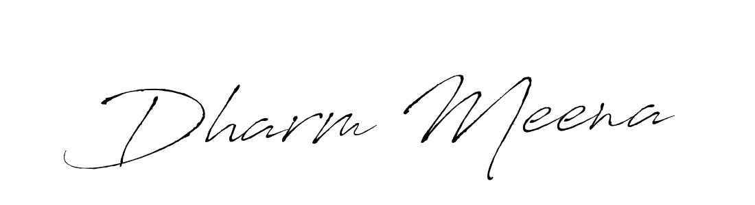Create a beautiful signature design for name Dharm Meena. With this signature (Antro_Vectra) fonts, you can make a handwritten signature for free. Dharm Meena signature style 6 images and pictures png