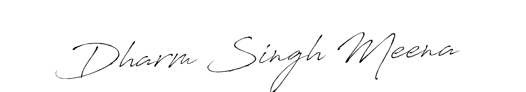 Dharm Singh Meena stylish signature style. Best Handwritten Sign (Antro_Vectra) for my name. Handwritten Signature Collection Ideas for my name Dharm Singh Meena. Dharm Singh Meena signature style 6 images and pictures png