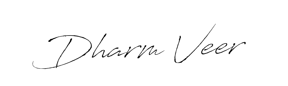 Dharm Veer stylish signature style. Best Handwritten Sign (Antro_Vectra) for my name. Handwritten Signature Collection Ideas for my name Dharm Veer. Dharm Veer signature style 6 images and pictures png