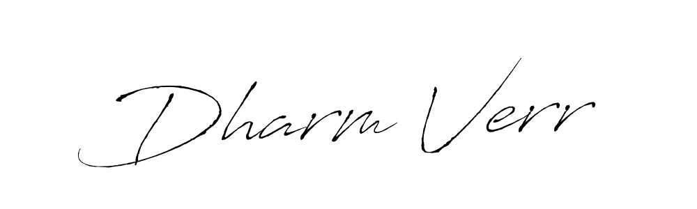How to make Dharm Verr signature? Antro_Vectra is a professional autograph style. Create handwritten signature for Dharm Verr name. Dharm Verr signature style 6 images and pictures png
