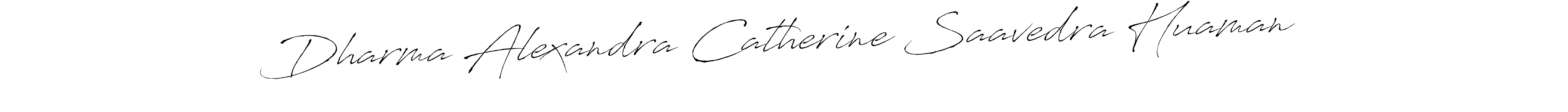 Similarly Antro_Vectra is the best handwritten signature design. Signature creator online .You can use it as an online autograph creator for name Dharma Alexandra Catherine Saavedra Huaman. Dharma Alexandra Catherine Saavedra Huaman signature style 6 images and pictures png