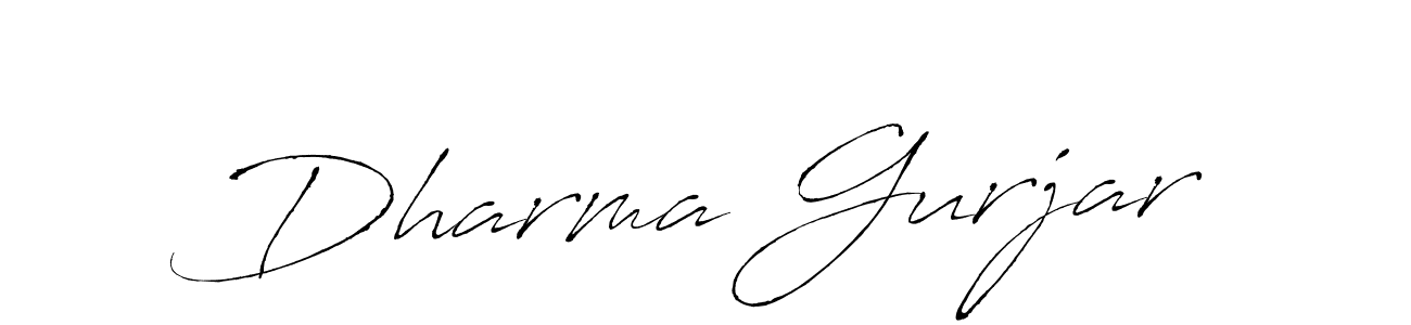 The best way (Antro_Vectra) to make a short signature is to pick only two or three words in your name. The name Dharma Gurjar include a total of six letters. For converting this name. Dharma Gurjar signature style 6 images and pictures png