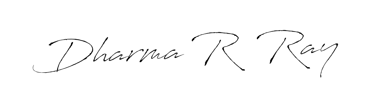 Use a signature maker to create a handwritten signature online. With this signature software, you can design (Antro_Vectra) your own signature for name Dharma R  Ray. Dharma R  Ray signature style 6 images and pictures png