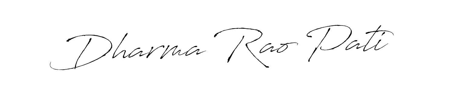 Design your own signature with our free online signature maker. With this signature software, you can create a handwritten (Antro_Vectra) signature for name Dharma Rao Pati. Dharma Rao Pati signature style 6 images and pictures png