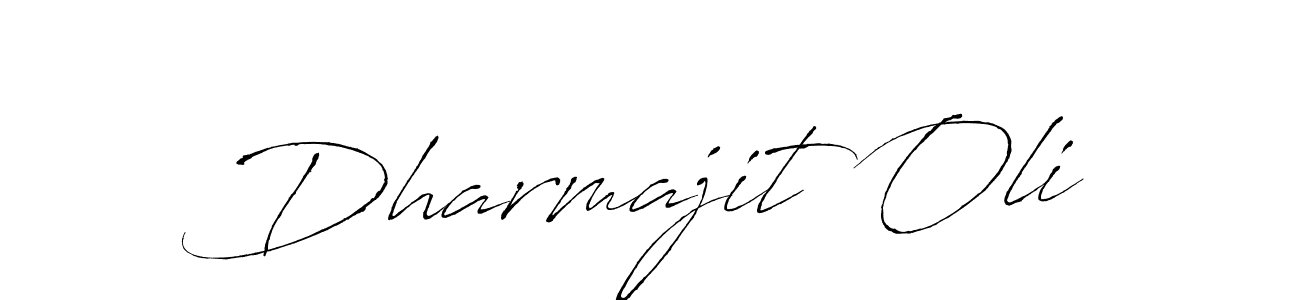 You should practise on your own different ways (Antro_Vectra) to write your name (Dharmajit Oli) in signature. don't let someone else do it for you. Dharmajit Oli signature style 6 images and pictures png