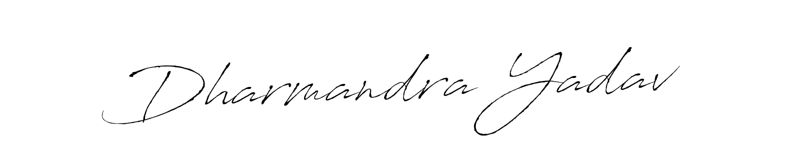 Make a beautiful signature design for name Dharmandra Yadav. With this signature (Antro_Vectra) style, you can create a handwritten signature for free. Dharmandra Yadav signature style 6 images and pictures png