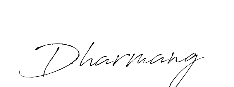 How to make Dharmang signature? Antro_Vectra is a professional autograph style. Create handwritten signature for Dharmang name. Dharmang signature style 6 images and pictures png