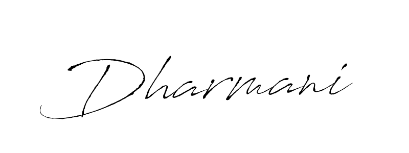 Dharmani stylish signature style. Best Handwritten Sign (Antro_Vectra) for my name. Handwritten Signature Collection Ideas for my name Dharmani. Dharmani signature style 6 images and pictures png