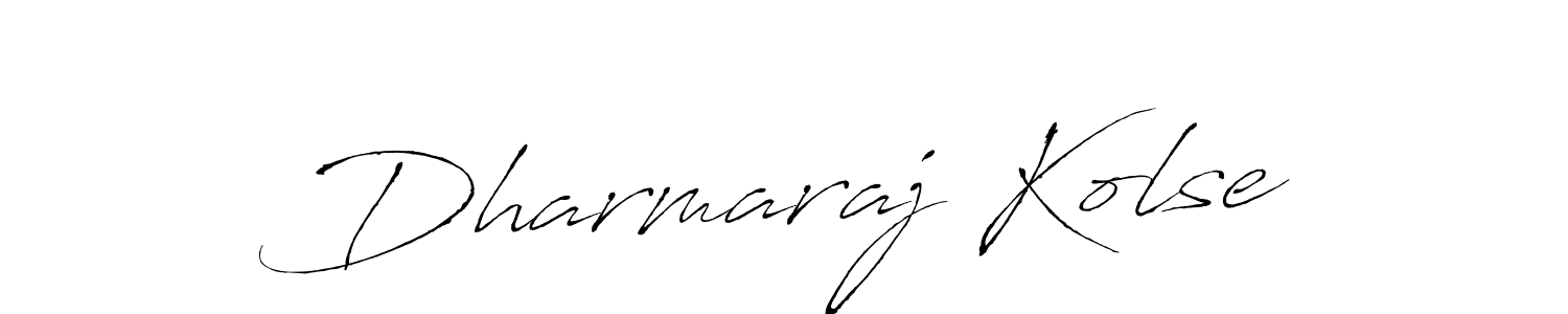 Similarly Antro_Vectra is the best handwritten signature design. Signature creator online .You can use it as an online autograph creator for name Dharmaraj Kolse. Dharmaraj Kolse signature style 6 images and pictures png