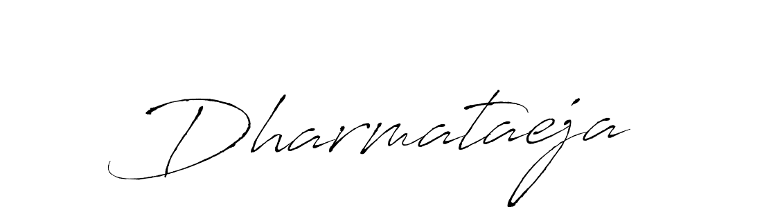 How to make Dharmataeja signature? Antro_Vectra is a professional autograph style. Create handwritten signature for Dharmataeja name. Dharmataeja signature style 6 images and pictures png