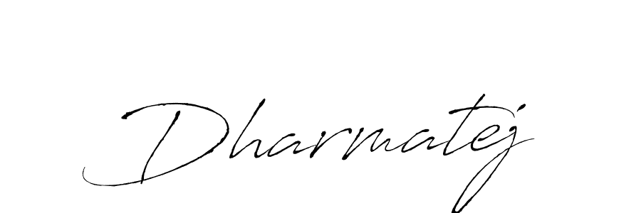Dharmatej stylish signature style. Best Handwritten Sign (Antro_Vectra) for my name. Handwritten Signature Collection Ideas for my name Dharmatej. Dharmatej signature style 6 images and pictures png