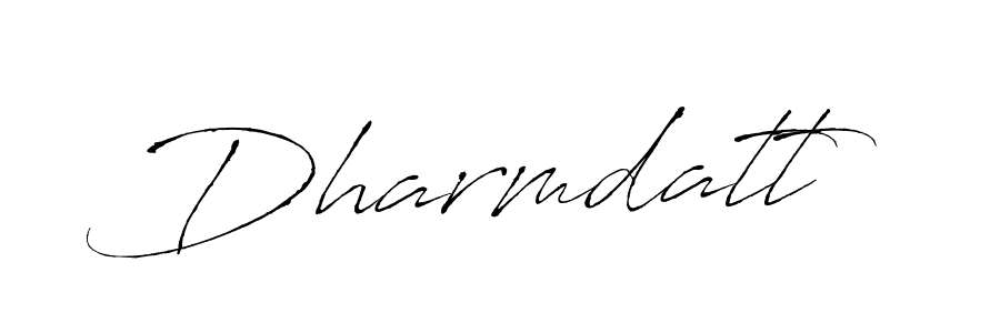 Use a signature maker to create a handwritten signature online. With this signature software, you can design (Antro_Vectra) your own signature for name Dharmdatt. Dharmdatt signature style 6 images and pictures png