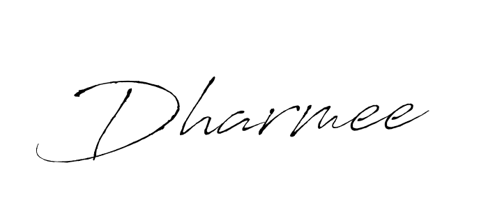 Create a beautiful signature design for name Dharmee. With this signature (Antro_Vectra) fonts, you can make a handwritten signature for free. Dharmee signature style 6 images and pictures png