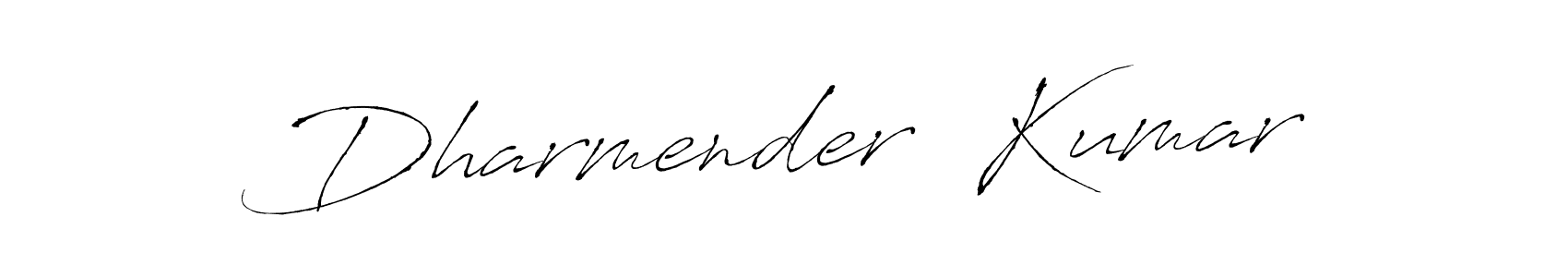 Design your own signature with our free online signature maker. With this signature software, you can create a handwritten (Antro_Vectra) signature for name Dharmender  Kumar. Dharmender  Kumar signature style 6 images and pictures png